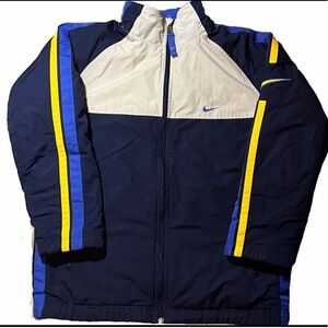 Vintage Nike Track Jacket Windbreaker Fits Small Colorblock Stripe